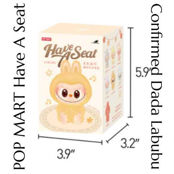 POP MART - Labubu - Have A Seat - Confirmed Dada - Unopened Box - Picture 9 of 14